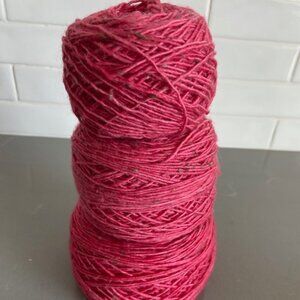 Madeline Tosh Merino Light + Tweed Yarn in "Geranium"